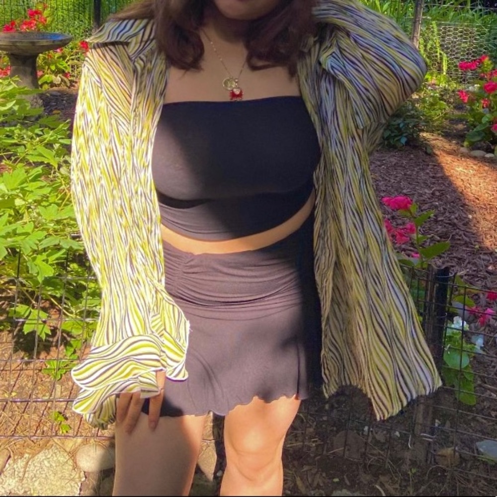 Gorgeous flare button up